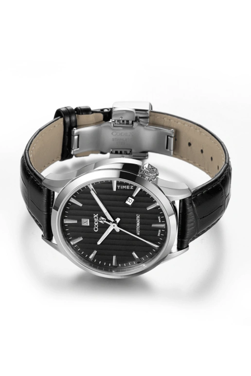 CODEX,CHAPEL 42mm,42mm,Stainless Steel,Stainless Steel,Black,Automatic,Day,Sapphire,Glass,1101,1101.01.0101.I01