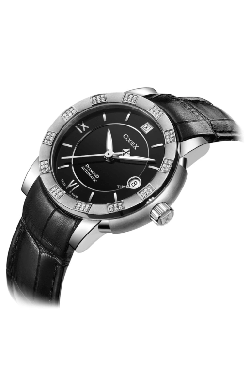 CODEX,IDENTITY 39mm,39mm,Stainless Steel,Black,Automatic,Day,Sapphire,Glass,3911,3911.14.0101.I01