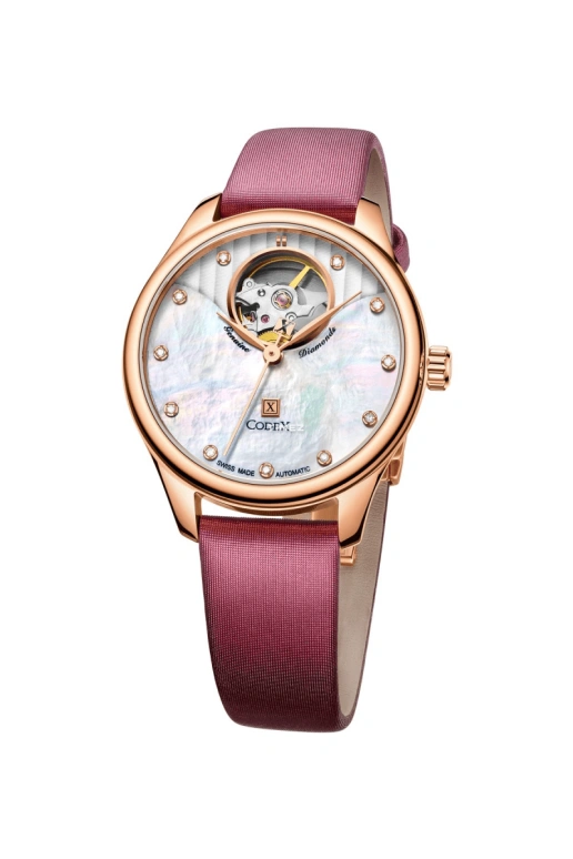 CODEX,INTEMPORELLE 34.50mm,34.50mm,Stainless Steel,Stainless Steel,Rose Gold,Silver,Automatic,Sapphire,Crystal Glass,Round,1213,1213.03.1304.S23