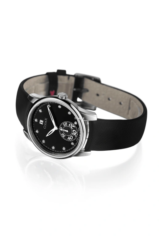 CODEX,INFINITY 33mm,33mm,Stainless Steel,Black,Quartz,Sapphire,Glass,Round,3301,3301.01.0101.S01