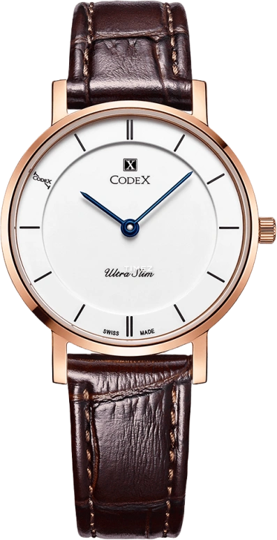 CODEX,CHAPEL 29mm,29mm,Stainless Steel,Stainless Steel,Rose Gold,Silver White,Quartz,Sapphire,Glass,Round,5801,5801.03.0102.I05