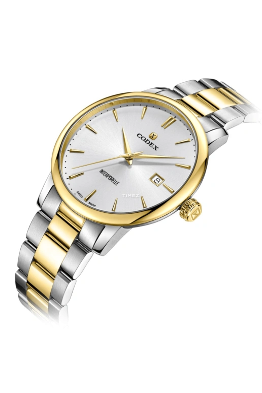 CODEX,INFINITY 42mm,42mm,Stainless Steel,Stainless Steel,White,Quartz,Day,Sapphire,Crystal Glass,5111,5111.07.0402.B07