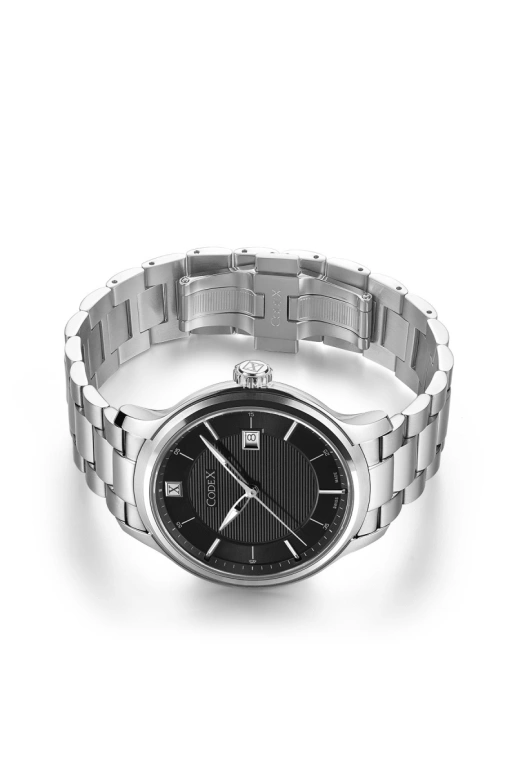 CODEX,INFINITY 43mm,43mm,Stainless Steel,Black,Quartz,Day,Sapphire,4301,4301.17.0301.B02