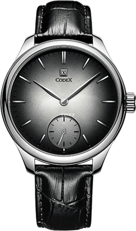 CODEX,INTEMPORELLE 42mm,42mm,Stainless Steel,Black,Handwound,Sapphire,Round,1111,1111.01.0102.I01