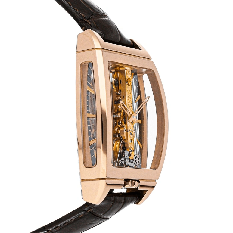 Corum,Other 34x51mm,34x51mm,Rose Gold,Skeleton,Handwound,40hours,In-house Caliber,113,113.165.55/0002 GL10R