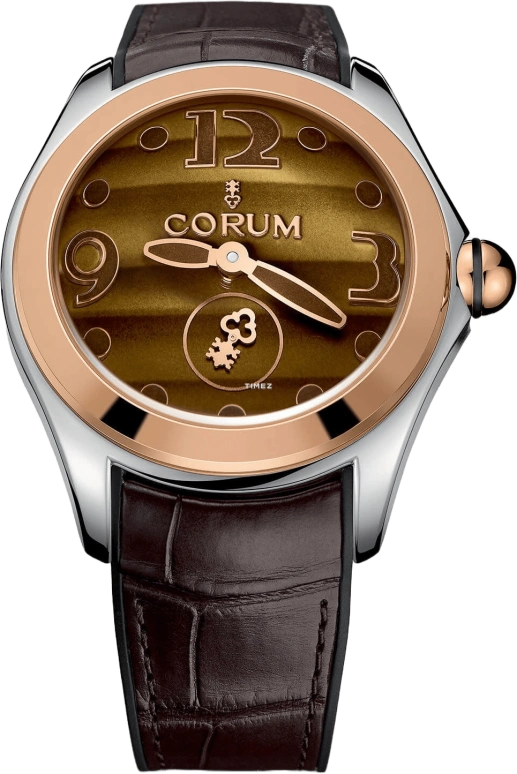 Corum,Bubble 47mm,47mm,Stainless Steel,Sapphire,Crystal,Pink Red,Black,Red,Automatic,L395,L395/03222