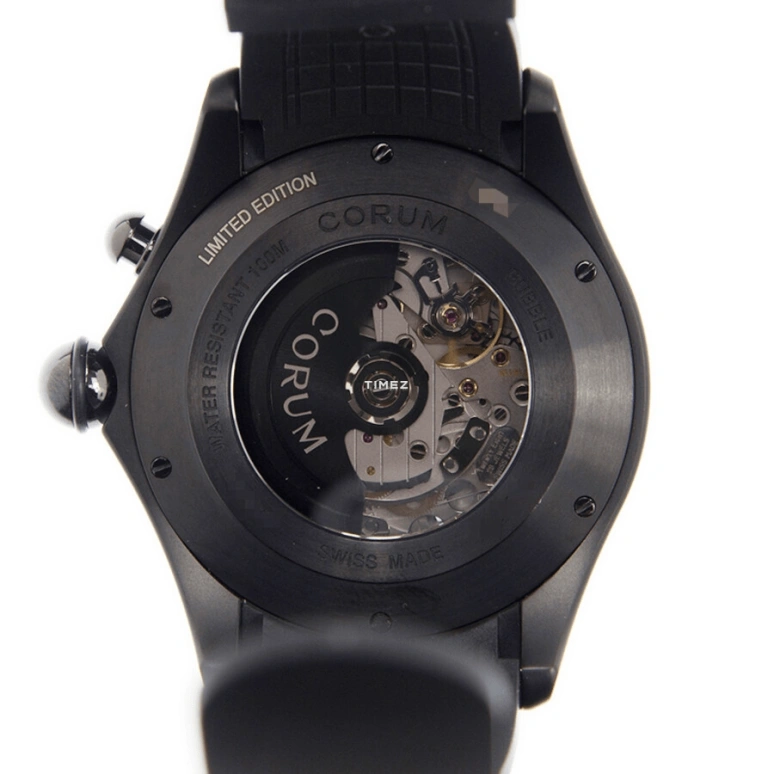 Corum,Bubble 52mm,52mm,Titanium,Black,Transparent,Automatic,Chronograph,Day,L961,L961/03309 961.201.95/0371