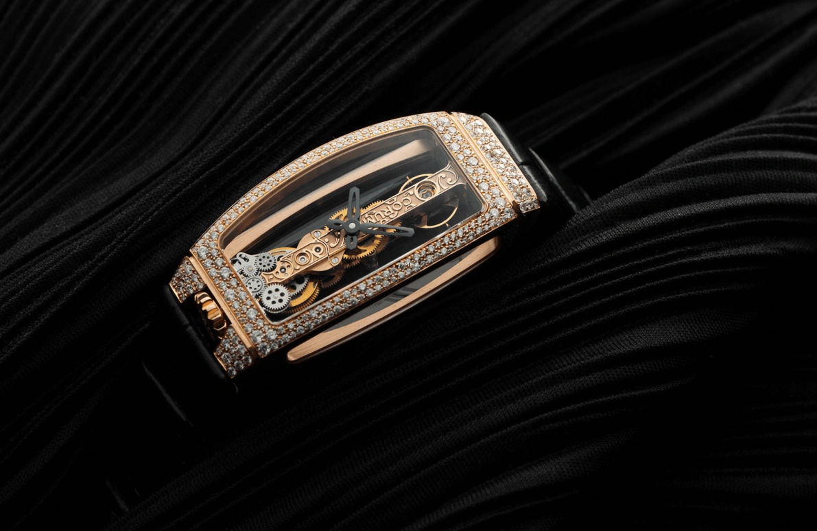 Corum,GOLDEN BRIDGE 21.30x43.99mm,21.30x43.99mm,Rose Gold,Skeleton,Handwound,Tourbillon,40hours,B113,B113/00824 113.102.85/0001 0000