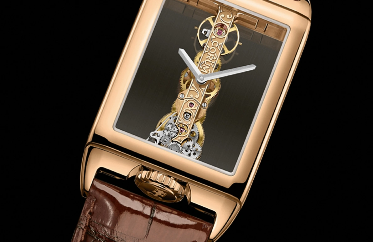 Corum,GOLDEN BRIDGE 29.50x42.20mm,29.50x42.20mm,Rose Gold,Skeleton,Handwound,40hours,In-house Caliber,B113,B113/04145 - 113.050.55/0F02 0000R