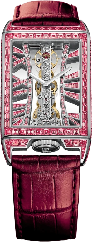Corum,Bubble 29.50x42.20mm,29.50x42.20mm,White Gold,Handwound,40hours,In-house Caliber,B113,B113/03742