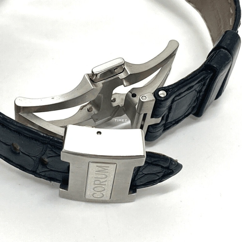 Corum,Heritage 44mm,44mm,Stainless Steel,White,Automatic,Chronograph,Day,984,984.715.20/0F01 EB77