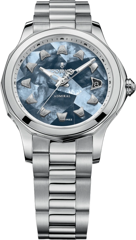 Corum,GOLDEN BRIDGE 38mm,38mm,Stainless Steel,Blue,Automatic,42hours,In-house Caliber,A082,A082/03584