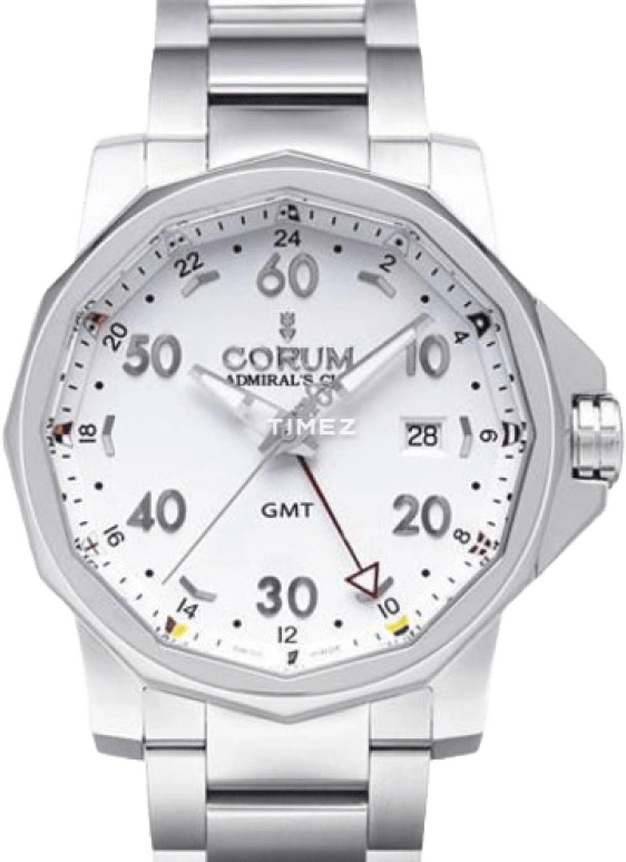 Corum,Other 44mm,44mm,Stainless Steel,Silver White,In-house Caliber,Sapphire,Crystal Glass,383,383.330.20/V701 AA12