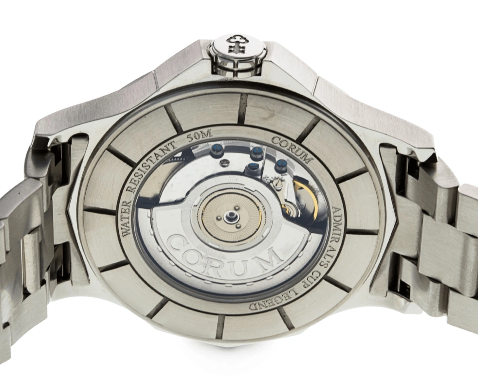 Corum,Other 42mm,42mm,Stainless Steel,Grey,Silver,Automatic,Day,Sapphire,Crystal Glass,395,395.101.20/V720 AK10
