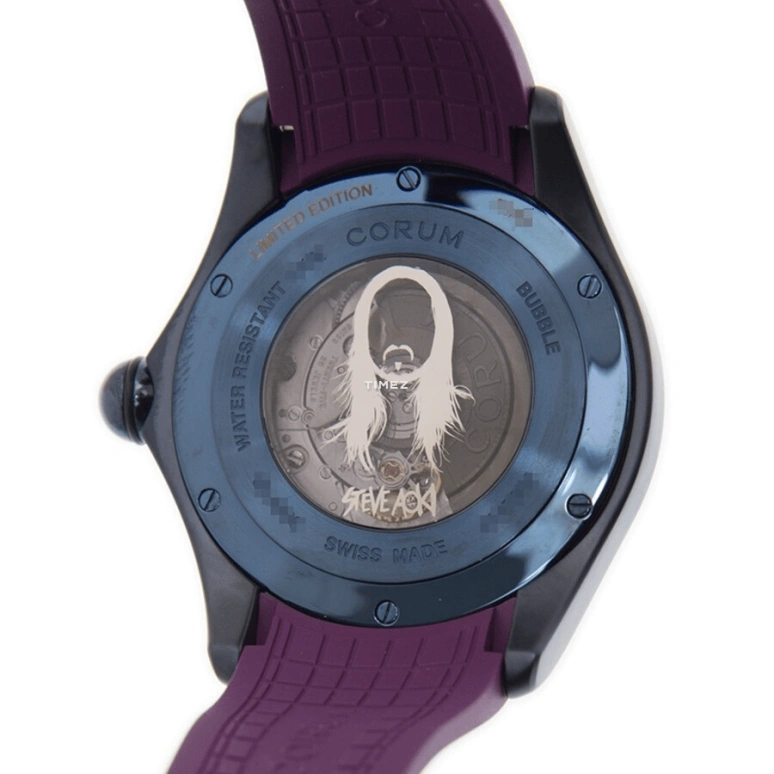 Corum,Bubble 47mm,47mm,Stainless Steel,Black,Multi-Color,Automatic,42hours,In-house Caliber,L082,L082/03214 082.312.98/0390 SA01