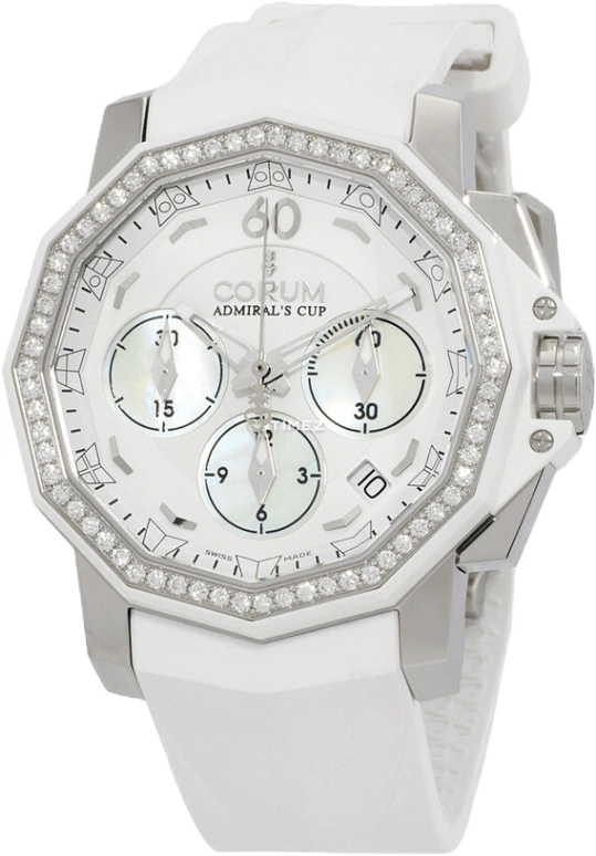Corum,Other 40mm,40mm,Stainless Steel,White,Automatic,Chronograph,Day,984,984.970.47/F379 PN35