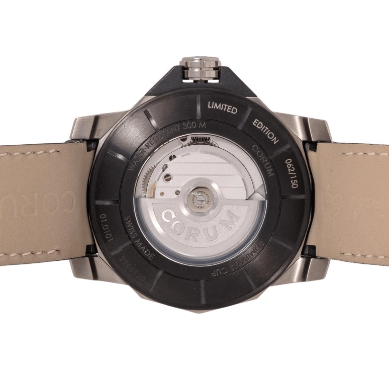 Corum,Admiral's Cup 48mm,48mm,Titanium,White,Automatic,Day,Dule Time,Day / Night Indication,171,171.951.95/0061 AK12