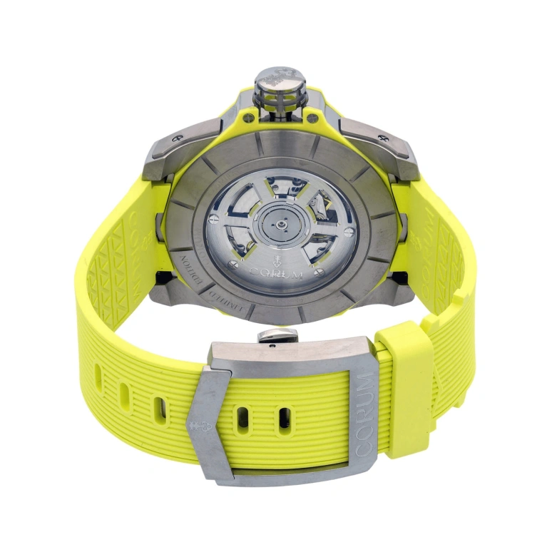Corum,Admiral 45mm,45mm,Titanium,Yellow,Automatic,Day,Sapphire,082,082.500.04/F375 AJ01