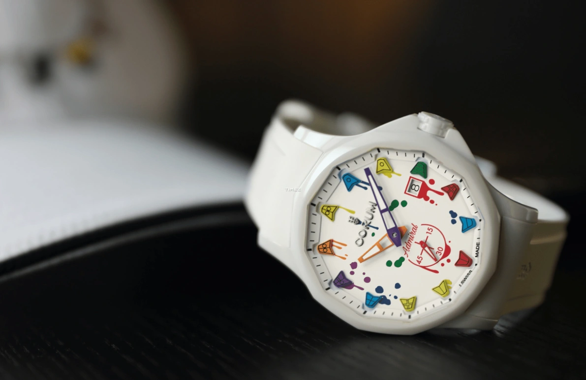 Corum,Admiral 42mm,42mm,Ceramic,White,Multi-Color,Automatic,Day,Other,A395,A395/04462 - 395.600.92/F379 WC10