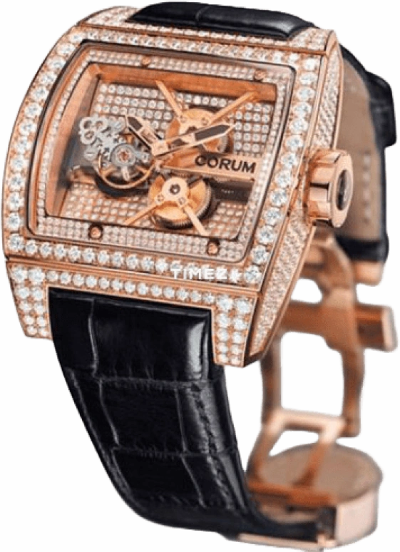 Corum,Other 52.30mm,52.30mm,Rose Gold,In-house Caliber,Sapphire,Crystal Glass,022,022.705.85/0F81 0000