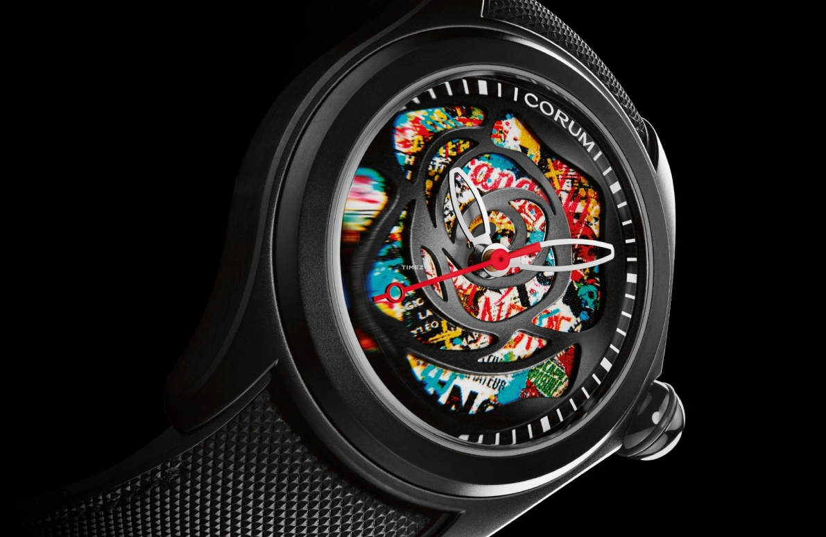 Corum,Bubble 47mm,47mm,Stainless Steel,Black,Skeleton,Multi-Color,Automatic,Round,Black,L082,L082/04407 - 082.320.98/0601 AI10