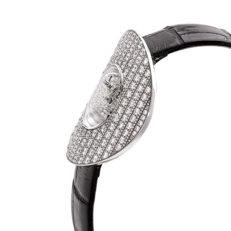 Corum,Other 34mm,34mm,White Gold,White,Quartz,In-house Caliber,Sapphire,Crystal Glass,237,237.101.69/0081 GR34