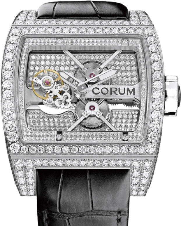 Corum,GOLDEN BRIDGE 52x43mm,52x43mm,White Gold,Silver,Handwound,Tourbillon,Sapphire,022,022.705.69/0F81 0000
