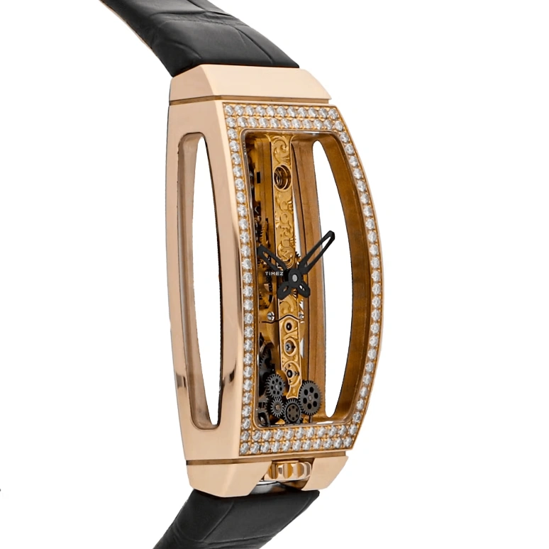 Corum,GOLDEN BRIDGE 21.30x43.99mm,21.30x43.99mm,Rose Gold,Skeleton,Handwound,Tourbillon,40hours,B113,B113/00824 113.102.85/0001 0000