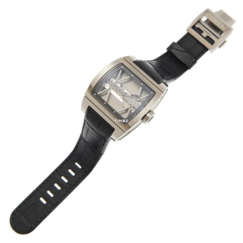 Corum,GOLDEN BRIDGE 42.50mm,42.50mm,Titanium,Grey,Handwound,Tonneau,007400040F810000