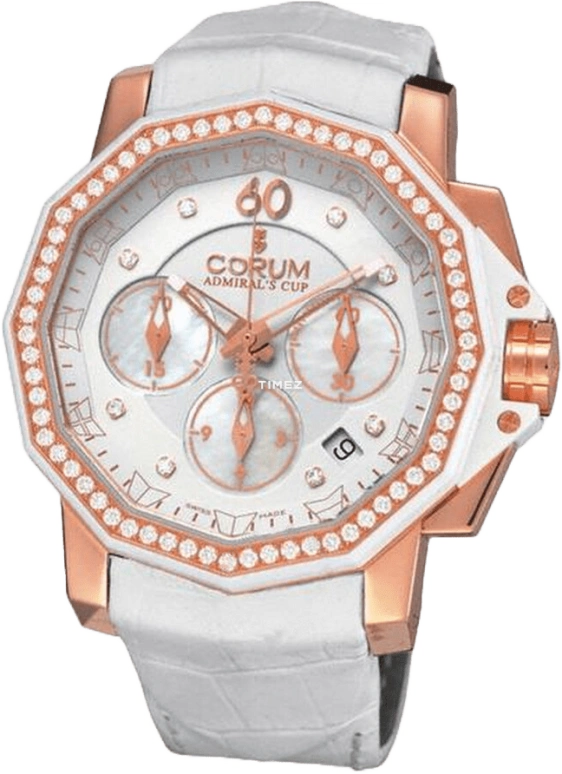 Corum,Other 40mm,40mm,Zalium,White,Automatic,Chronograph,Day,984,984.970.85/0089 PN37