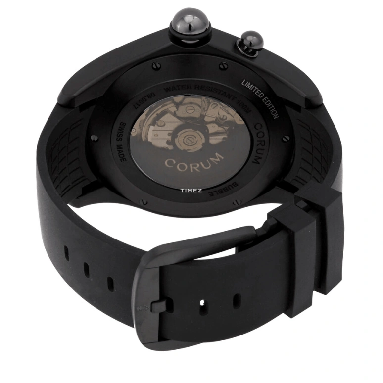 Corum,Bubble 52mm,52mm,Titanium,Black,Transparent,Automatic,Chronograph,Day,L961,L961/03309 961.201.95/0371