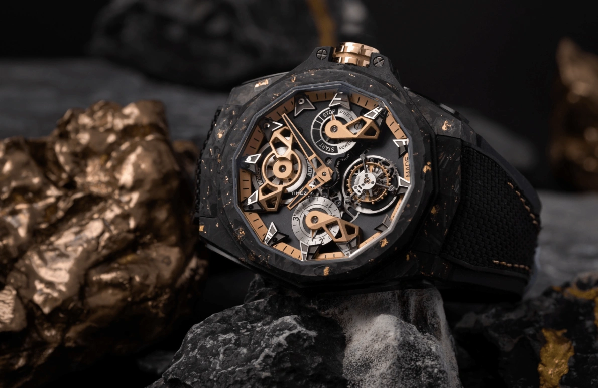 Corum,Admiral 45mm,45mm,Rose Gold,Carbon,Black,Automatic,Power Reserve Indicator,Tourbillon,A298,A298/04277 - 298.100.46/F249 AD10