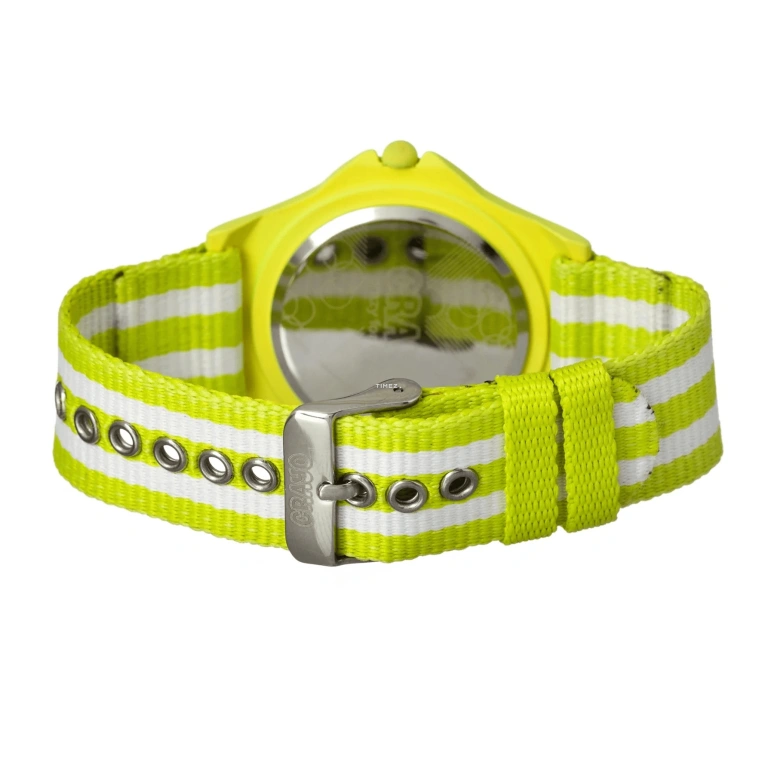 Crayo,Other 39mm,39mm,Metal,White,Yellow,Quartz,Day,Hardlex,cracr0700 Lime,cracr0700 Lime-White