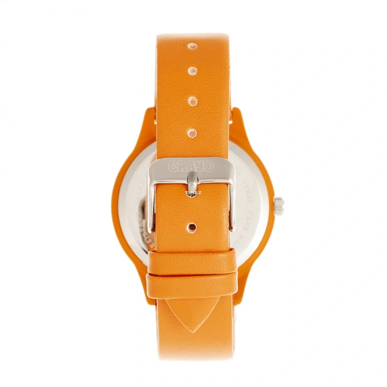 Crayo,Other 38mm,38mm,Composite,Orange,Quartz,Hardlex,Round,cracr5300 Orange