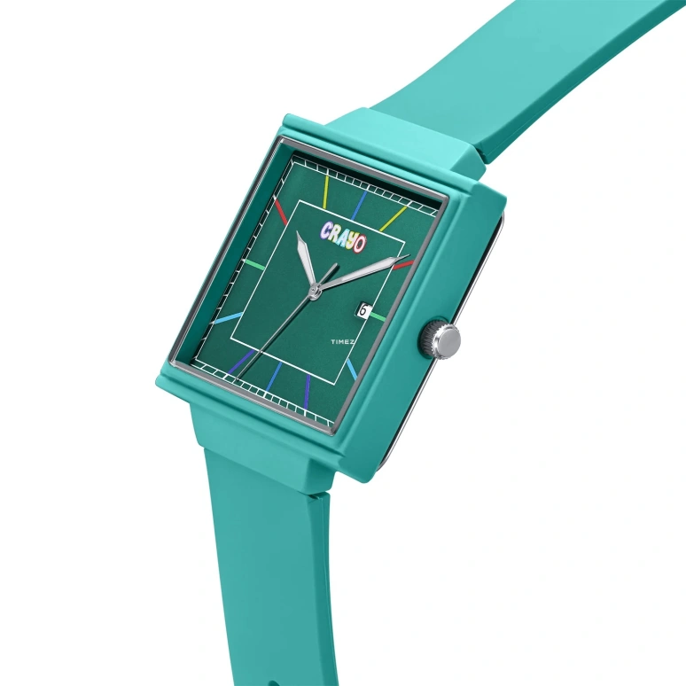 Crayo,Other 38mm,38mm,Composite,Cyan,Quartz,Day,Hardlex,cracr6000 Teal