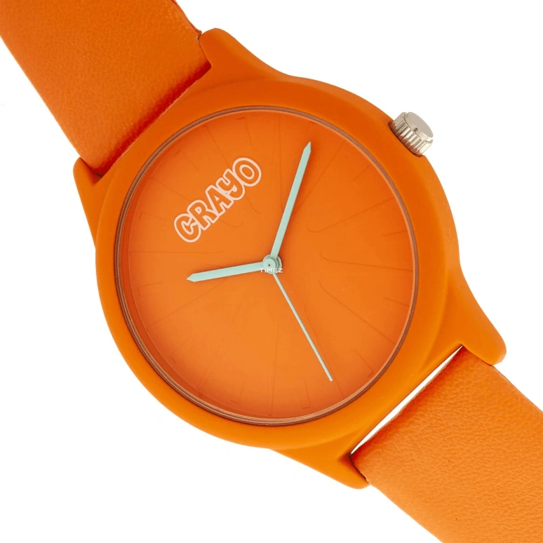 Crayo,Other 38mm,38mm,Composite,Orange,Quartz,Hardlex,Round,cracr5300 Orange