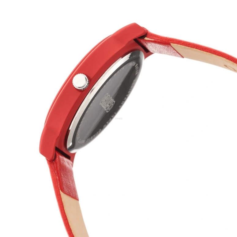 Crayo,Other 38mm,38mm,Metal,Red,Quartz,Hardlex,Round,cracr4700 Red