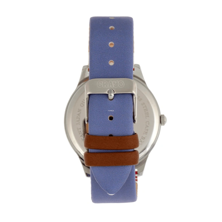 Crayo,Other 38mm,38mm,Composite,Salmon,Quartz,Hardlex,Round,cracr5600 Periwinkle