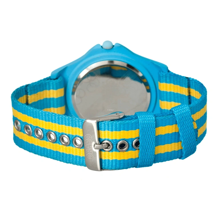 Crayo,Other 39mm,39mm,Metal,Yellow,Blue,Quartz,Day,Hardlex,cracr0700 Cerulean,cracr0700 Cerulean-Yellow
