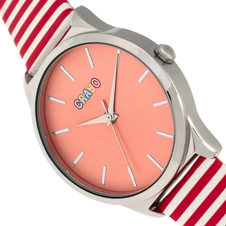 Crayo,Other 38mm,38mm,Composite,Salmon,Quartz,Hardlex,Round,cracr5600 Periwinkle