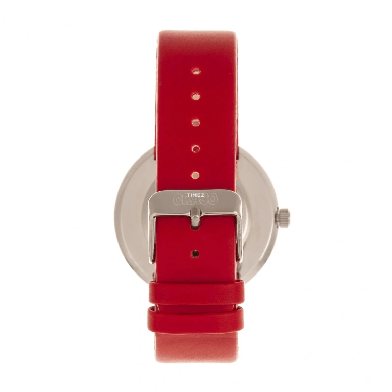 Crayo,Other 40mm,40mm,Stainless Steel,Red,Quartz,Date,Day,cracr0200 Red