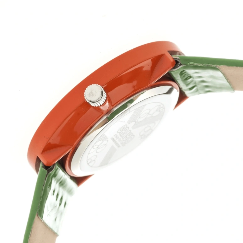 Crayo,Other 37mm,37mm,Metal,White,Quartz,Hardlex,Round,cracr3100 Orange,cracr3100 Orange-Green