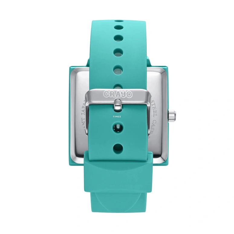 Crayo,Other 38mm,38mm,Composite,Cyan,Quartz,Day,Hardlex,cracr6000 Teal