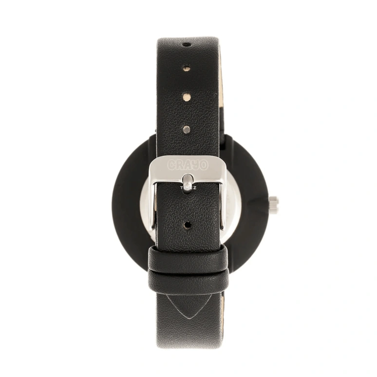 Crayo,Other 37mm,37mm,Composite,Black,Quartz,Hardlex,Round,cracr5400 Black