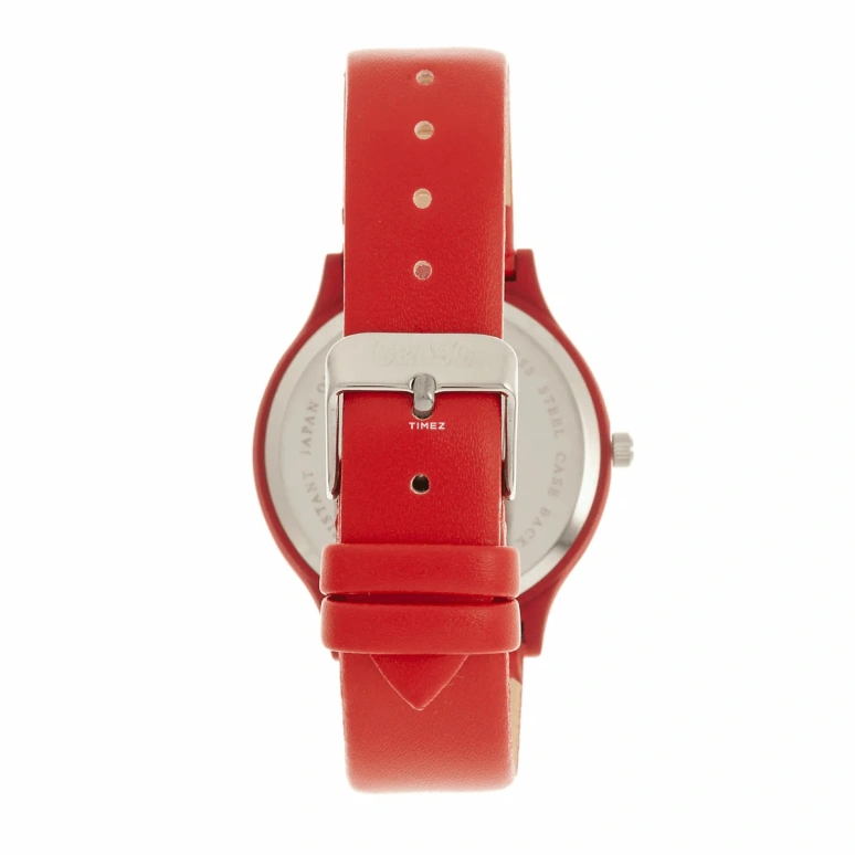 Crayo,Other 36mm,36mm,Metal,Blue,Red,Quartz,Hardlex,Round,cracr4600 Red