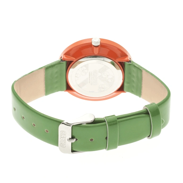 Crayo,Other 37mm,37mm,Metal,White,Quartz,Hardlex,Round,cracr3100 Orange,cracr3100 Orange-Green