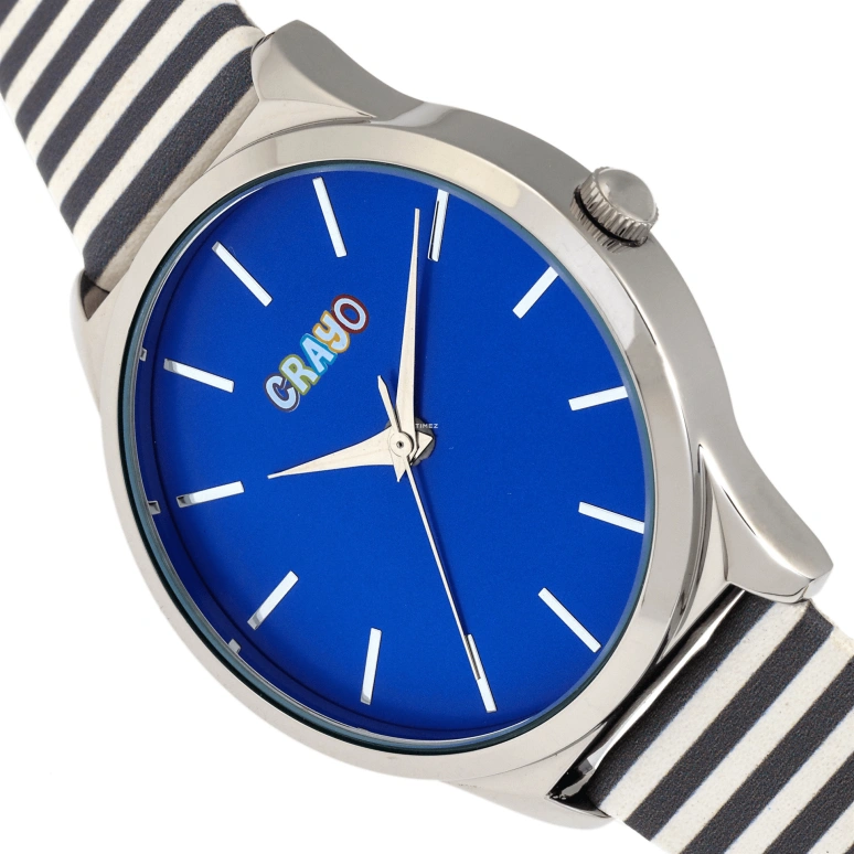 Crayo,Other 38mm,38mm,Composite,Blue,Quartz,Hardlex,Round,cracr5600 Blue