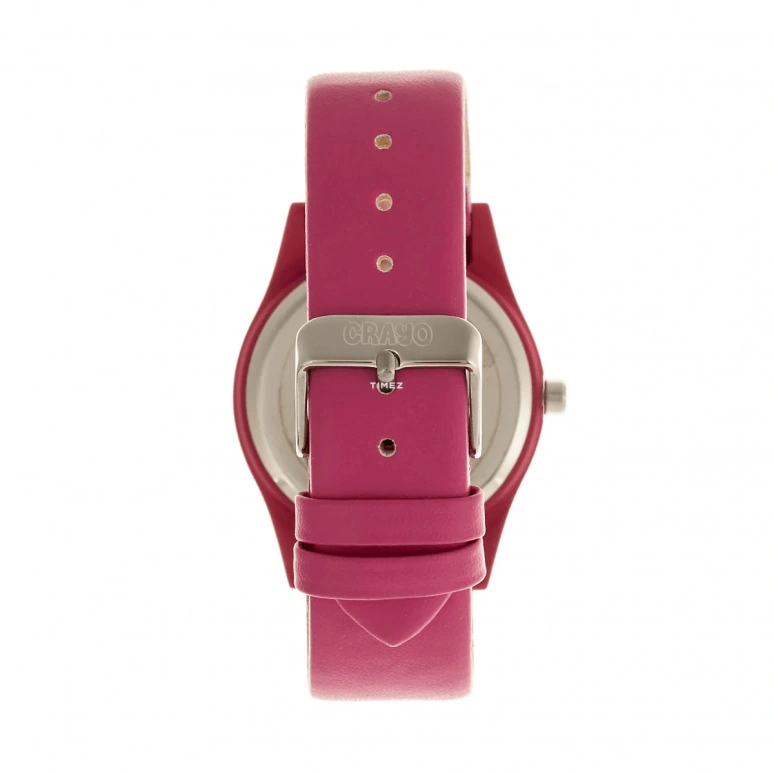 Crayo,Other 37mm,37mm,Metal,Pink,Quartz,Day,Hardlex,cracr4100 Pink