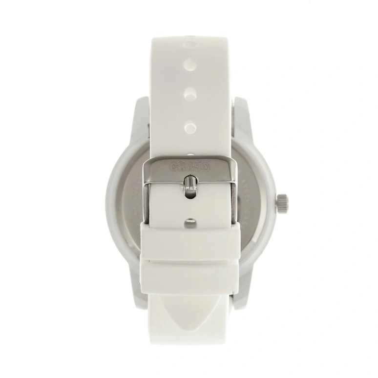 Crayo,Other 41mm,41mm,Metal,White,Quartz,Day,Hardlex,cracr2000 White