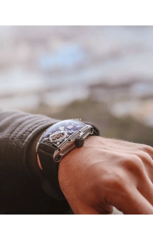 Cvstos,Jetliner 53.70x41mm,53.70x41mm,Titanium,Black,Automatic,Day,42hours,A00103,A00103.4112001